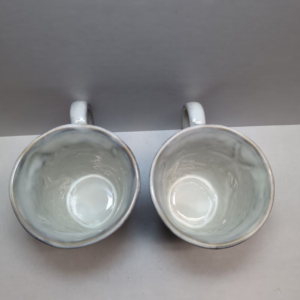 Set of 2 Cracker Barrel Mugs 3D Seahorse Seashell Starfish Lobster Beach Ocean - Picture 5 of 7